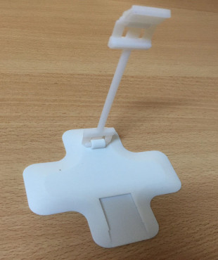 Open Βάση Άσπρη 10cm - μικρό στήριγμα - CPAAQC10 01